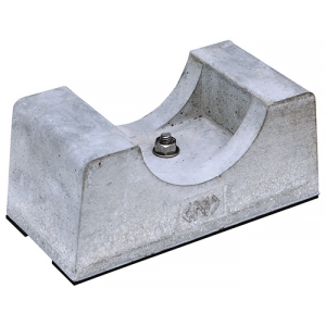 ネグロス電工 門形架台用基礎ブロック 《ウィンラック®》 最大積載質量200kg ゴムベース付 門形架台用基礎ブロック 《ウィンラック®》 最大積載質量200kg ゴムベース付 MKBGSQR1