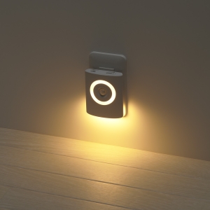 ヤザワ 常夜灯機能付き人感明暗センサーライト 常夜灯機能付き人感明暗センサーライト NASWL79WH 画像3