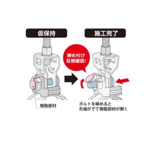 因幡電工 ホールドワン 省施工吊りバンド 適合配管(呼び径)SGP管 40 VP/VU管 40 締付ボルト径×長さ M6×25 樹脂部材カラー ピンク 10個入り ホールドワン 省施工吊りバンド 適合配管(呼び径)SGP管 40 VP/VU管 40 締付ボルト径×長さ M6×25 樹脂部材カラー ピンク 10個入り SST-40 画像4