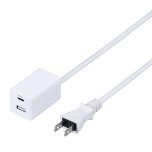 ヤザワ スイッチ付USBタップPD20W白 1m H5211PD20WH