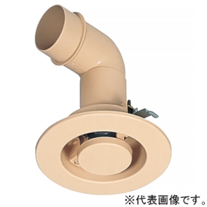 パナソニック 給排気グリル パイプ径φ50mm エルボ付 フィルターなし ライトブラウン 給排気グリル パイプ径φ50mm エルボ付 フィルターなし ライトブラウン VB-GQ50P-T