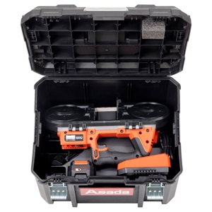 アサダ 充電式バンドソーH65 18Vリチウムイオンバッテリ DCブラシレスモータ 最高速度6段階 充電式バンドソーH65 18Vリチウムイオンバッテリ DCブラシレスモータ 最高速度6段階 BH065 画像2