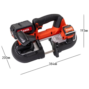 アサダ 充電式バンドソーH65 18Vリチウムイオンバッテリ DCブラシレスモータ 最高速度6段階 充電式バンドソーH65 18Vリチウムイオンバッテリ DCブラシレスモータ 最高速度6段階 BH065 画像3