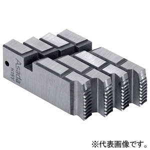 アサダ 電線管ねじチェーザ 手動用 ねじ切機用 ミニコン・電線管用 サイズPF2 1/2''〜3'' 背幅20mm 山数11 89027