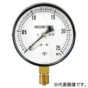 アサダ φ100mm圧力計 圧力表示0〜4.0MPa 接続サイズ3/8'' 校正証明書付 TP636