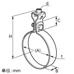 日栄インテック 亜鉛スパイラル吊バンドタン付 スパイラルダクト用 管径称75 亜鉛スパイラル吊バンドタン付 スパイラルダクト用 管径称75 101100101370750 画像2
