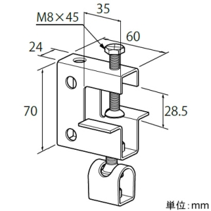 日栄インテック 吊金具 《NHB-X 3D》 適合吊ボルトW3/8 吊金具 《NHB-X 3D》 適合吊ボルトW3/8 101201443211010 画像2