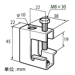 日栄インテック ステンレスHC-S 軽量タイプ 適合吊ボルトW3/8 ステンレスHC-S 軽量タイプ 適合吊ボルトW3/8 101201441110050 画像2