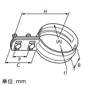 日栄インテック VP立バンドBN付 塩ビ管用 管径称150A VP立バンドBN付 塩ビ管用 管径称150A 101300102581500 画像2