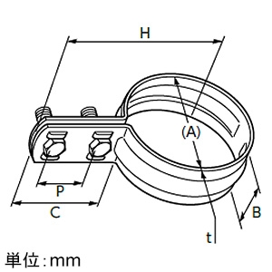 日栄インテック ステンレスVP立バンドBN付 塩ビ管用 管径称13A ステンレスVP立バンドBN付 塩ビ管用 管径称13A 101300102600130 画像2