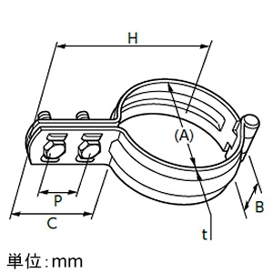 日栄インテック FTP立バンドBN付 耐火二層管用 管径称50A FTP立バンドBN付 耐火二層管用 管径称50A 101300102320500 画像2