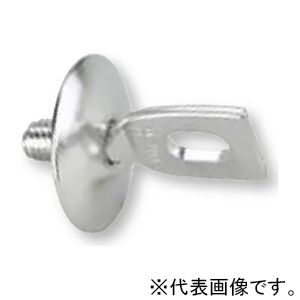日栄インテック ステンレス1ツ穴座付羽子板 省スペース立バンド用 長さ30mm 101300104220300