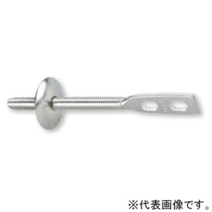 日栄インテック ステンレスターボ羽子板 立バンド用 全ねじタイプ 長さ125mm 101300104081250