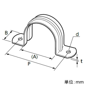 日栄インテック ステンレス厚口サドルバンド ステンレス鋼管(厚肉)用 管径称40A ステンレス厚口サドルバンド ステンレス鋼管(厚肉)用 管径称40A 101700103060400 画像2