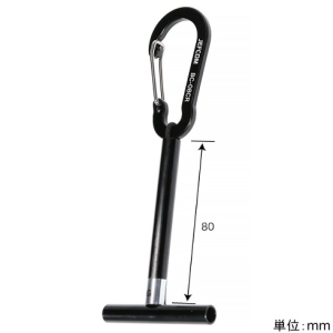 ジェフコム テープフッカー ビニールテープ専用 カラビナ付 テープフッカー ビニールテープ専用 カラビナ付 BC-08CR 画像2