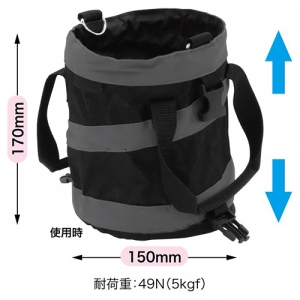 ジェフコム ジャンピングバケット φ150mmタイプ 容量2.5L ジャンピングバケット φ150mmタイプ 容量2.5L JPB-1517GY 画像2