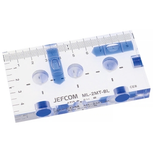 ジェフコム ブルーレベル φ50ホールソー用 垂直・水平 目盛・磁石3個付 ブルーレベル φ50ホールソー用 垂直・水平 目盛・磁石3個付 ML-2MT-BL