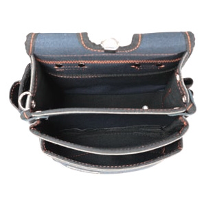 ジェフコム 腰袋 《アルトモデル》 3段式タイプ デニムブルー 腰袋 《アルトモデル》 3段式タイプ デニムブルー ARJ-864-DB 画像2