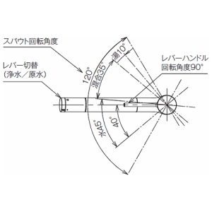 タカギ シングルレバー混合栓 《LS》 ワンホール型 一般地用 水受けボックス不要タイプ 取付穴径φ35〜39mm 浄水カートリッジ付 メッキ シングルレバー混合栓 《LS》 ワンホール型 一般地用 水受けボックス不要タイプ 取付穴径φ35〜39mm 浄水カートリッジ付 メッキ LS106MN-NNTN 画像2