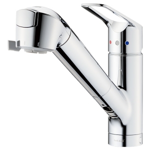 タカギ シングルレバー混合栓 《クリーン》 ワンホール型 一般地用 取付穴径φ35〜39mm 浄水カートリッジ付 JL306MN-9NL2