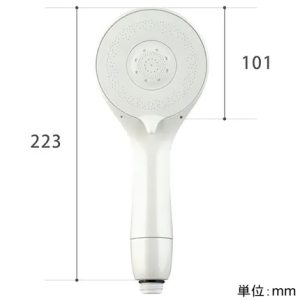 タカギ キレイストシャワー パールホワイト キレイストシャワー パールホワイト JS460PWH 画像4