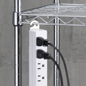 ヤザワ 3Pマグネットフック付タップ4個口2m白 3Pマグネットフック付タップ4個口2m白 H5HJKP402WH 画像3