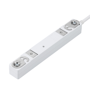 ヤザワ 3Pマグネットフック付タップ6個口5m白 3Pマグネットフック付タップ6個口5m白 H5HJKP605WH 画像2