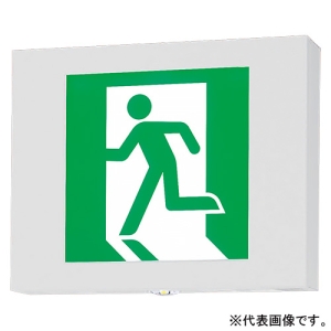 パナソニック 【受注生産品】LED誘導灯 本体のみ 点滅形 壁・天井直付・吊下型 B級・BH形(20A形) 一般型(20分間) 両面型 電池内蔵形 FA40341KLE1