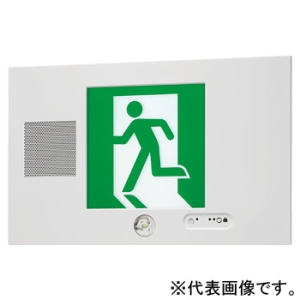 パナソニック 【受注生産品】LED誘導灯 本体のみ 誘導音付点滅形 壁埋込型 B級・BL形(20B形) 長時間定格型(60分間) 片面型 電池内蔵形 FA20315KLE1