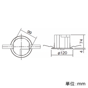 パナソニック 非常用照明器具 専用形 断熱・遮音施工用 SB形 LED低天井用(〜3m) 30分間タイプ ハロゲン電球13形相当 昼白色 埋込穴φ100mm 電池内蔵形 ブラック 非常用照明器具 専用形 断熱・遮音施工用 SB形 LED低天井用(〜3m) 30分間タイプ ハロゲン電球13形相当 昼白色 埋込穴φ100mm 電池内蔵形 ブラック NNFB91445Z 画像3