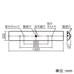 パナソニック 一体型階段灯 非常用照明器具 ワイドタイプ 40形 壁・天井直付型 30分間タイプ Hf32形1灯相当 ひとセンサON/OFFタイプ(Nタイプ) 昼白色 一体型階段灯 非常用照明器具 ワイドタイプ 40形 壁・天井直付型 30分間タイプ Hf32形1灯相当 ひとセンサON/OFFタイプ(Nタイプ) 昼白色 NNCF43235JLE9 画像4