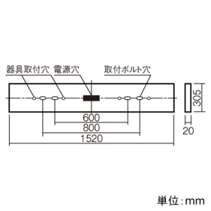 パナソニック 一体型階段灯用リニューアルプレート 40形 直付タイプ用 一体型階段灯用リニューアルプレート 40形 直付タイプ用 FK14000 画像2