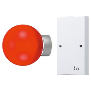 パナソニック 【受注生産品】LED非常用進入口赤色灯 電池内蔵形 防雨型 壁・天井直付型 電源部分離埋込型 NNF20241Z