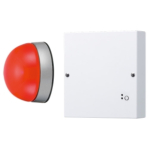 パナソニック 【受注生産品】LED非常用進入口赤色灯 電池内蔵形 防雨型 壁直付型 電源部分離直付型 NNF20247Z