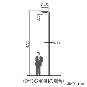 パナソニック LED街路灯 《Luminascape TRISH》 キャンチレバー型タイプ 防雨型 水銀灯100形相当 タイマー段調光 フロント配光 電球色 彩光色タイプ ポール別売 透明つや消しグローブ 【メーカー直送品/代引き/後払い不可】LED街路灯 《Luminascape TRISH》 キャッチレバー型タイプ 防雨型 水銀灯100形相当 タイマー段調光 フロント配光 電球色 彩光色タイプ ポール別売 透明つや消しグローブ NNY22574LF9 画像2