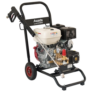 アサダ 高圧洗浄機21/90G エンジン式 自吸式 吐出量21.0L/min 圧力8.8MPa(90kgf/㎠) 燃料タンク容量5.3L HD2109G2