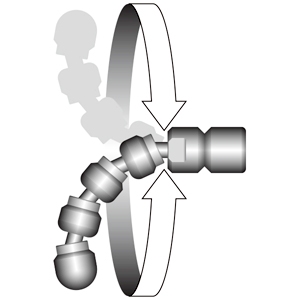 アサダ 1/4''スズランノズル M型 1/8''ねじ 後方5穴 1/4''スズランノズル M型 1/8''ねじ 後方5穴 HD08054 画像3