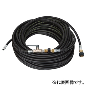 アサダ 3/8''洗管ホース組 ねじ式 クイックカプラ 長さ40m HD03250