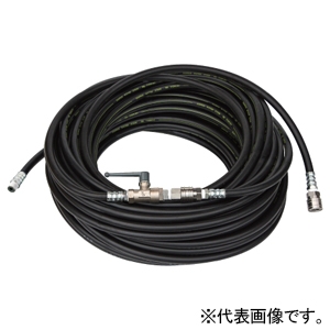 アサダ 3/8''洗管ホース組 ねじ式 SUSワンタッチカプラ 長さ20m HD03244