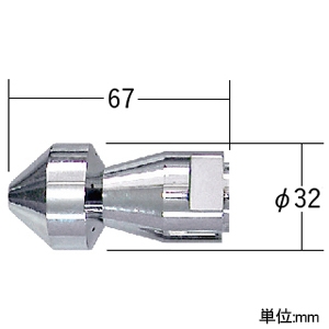アサダ 1/2''逆噴射ノズル小 大水量用 60/50GP用 後方5穴 1/2''逆噴射ノズル小 大水量用 60/50GP用 後方5穴 HD15003 画像2