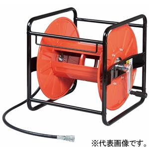 アサダ ホースリール 高圧ホース・洗管ホース用 SUSワンタッチカプラ 巻取可能ホース長さ60m HD03294