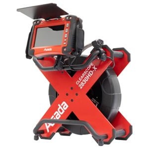 アサダ ハイビジョン管内検査カメラ ≪クリアスコープ2830HD-X≫ 対角165°広角度カメラ 適応管径φ40〜150mm ケーブル長さ30m ヘッド外径φ28mm TH2830