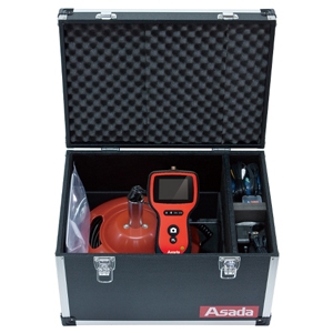 アサダ ガス鋼管25A対応検査カメラ ≪クリアスコープデジタル2015G≫ ケーブル長さ15m ヘッド外径φ20mm ガス鋼管25A対応検査カメラ ≪クリアスコープデジタル2015G≫ ケーブル長さ15m ヘッド外径φ20mm KN2015 画像2