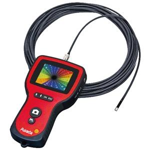 アサダ 工業用内視鏡カメラ ≪クリアスコープデジタル1000G≫ ガスフレキ管15A用 ケーブル長さ10m ヘッド外径φ5.5mm TH1000G