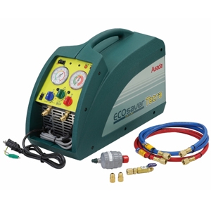 アサダ フロン回収装置 ≪エコセーバーTetra(テトラ)≫ 4コンプレッサ搭載 ガス圧縮回収方式・プッシュプル方式(液加圧回収方式) ES800