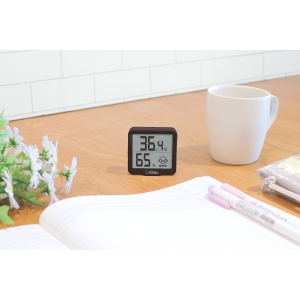 ドリテック 【お買い得12個セット】デジタル温湿度計「リテーモ・ミニ」 【お買い得12個セット】デジタル温湿度計「リテーモ・ミニ」 O-448BR_set 画像2