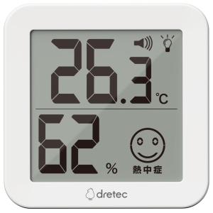 ドリテック 【お買い得12個セット】デジタル温湿度計「リテーモ・ライト」 O-451WT_set