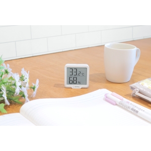 ドリテック 【お買い得12個セット】デジタル温湿度計「リテーモ・ミニ・シンプル」 【お買い得12個セット】デジタル温湿度計「リテーモ・ミニ・シンプル」 O-454WT_set 画像2