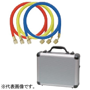 アサダ ブルートⅡマニホールドキット 対応冷媒R32・R410A ゲージ径φ80mm ホース長さ92cm ブルートⅡマニホールドキット 対応冷媒R32・R410A ゲージ径φ80mm ホース長さ92cm Y4093832C 画像2