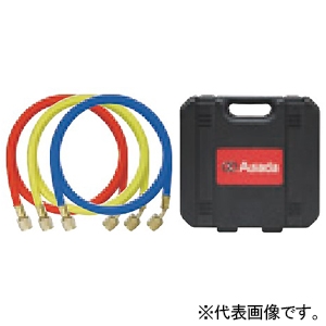 アサダ タイタンマニホールドキット 対応冷媒R32・R410A ゲージ径φ80mm ホース長さ92cm タイタンマニホールドキット 対応冷媒R32・R410A ゲージ径φ80mm ホース長さ92cm Y4092932C 画像2